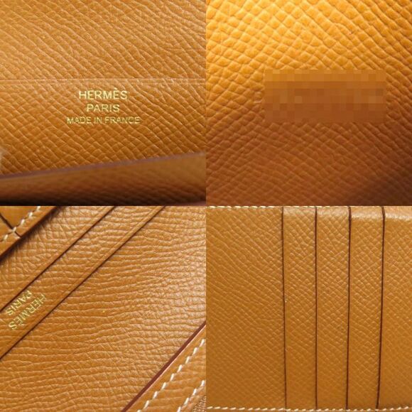 Hermès Béarn Camel Leather Wallet  (Pre-Owned) - Picture 10 of 11